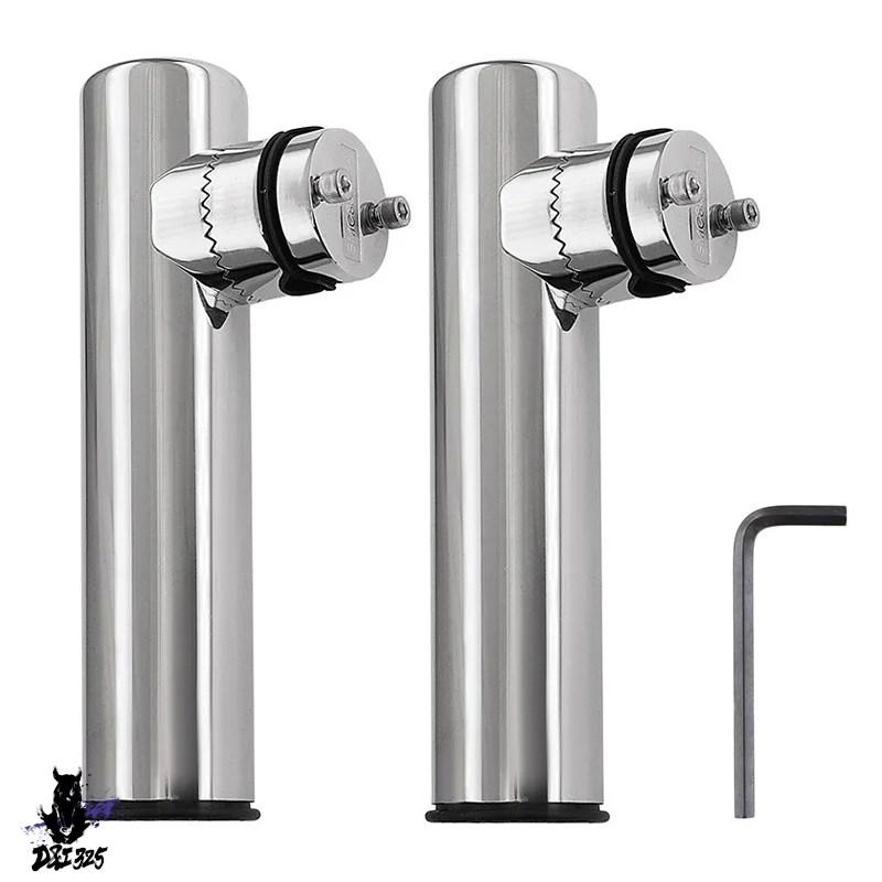 【互換品】 18?26mm回転式ステンレス釣り竿ホルダー ボートアクセサリー 7 8インチ ?1インチ レール 対応 社外製 |  | 17