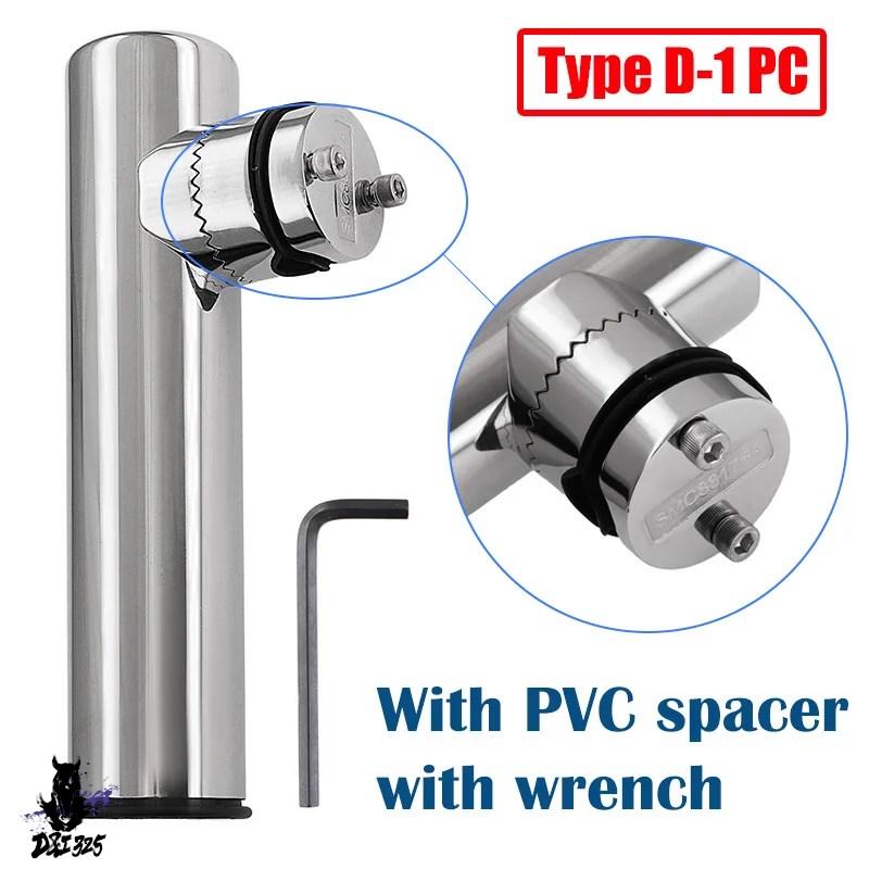 【互換品】 18?26mm回転式ステンレス釣り竿ホルダー ボートアクセサリー 7 8インチ ?1インチ レール 対応 社外製 |  | 15