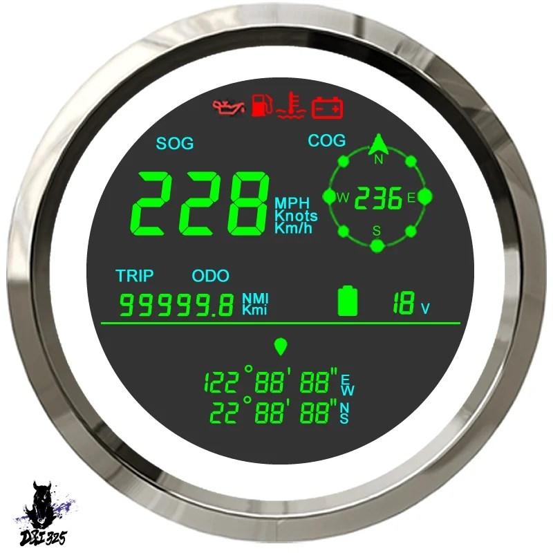 【互換品】 デジタルスピードメーター バイク ボート 0?299 km h 社外製 |  | 13