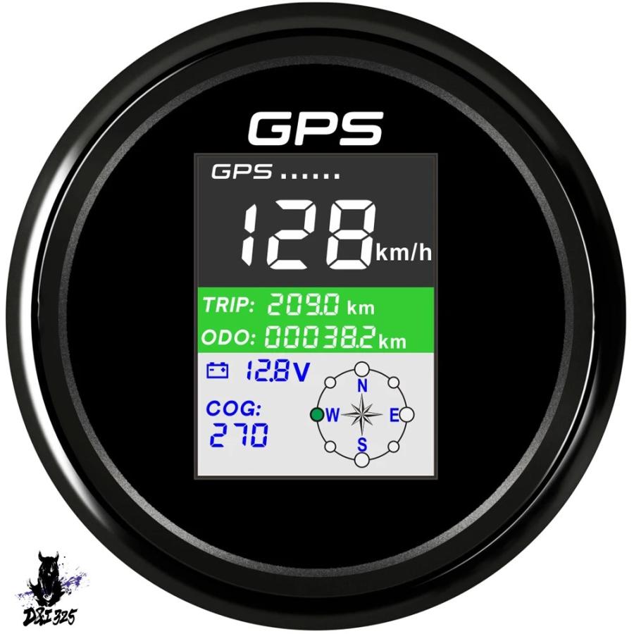 【互換品】 COGデジタルスピードメーター 85mm TFT画面 GPS防水 ツーリング用 車・モーターボート・船舶用エンジン - 社外製 |  | 21