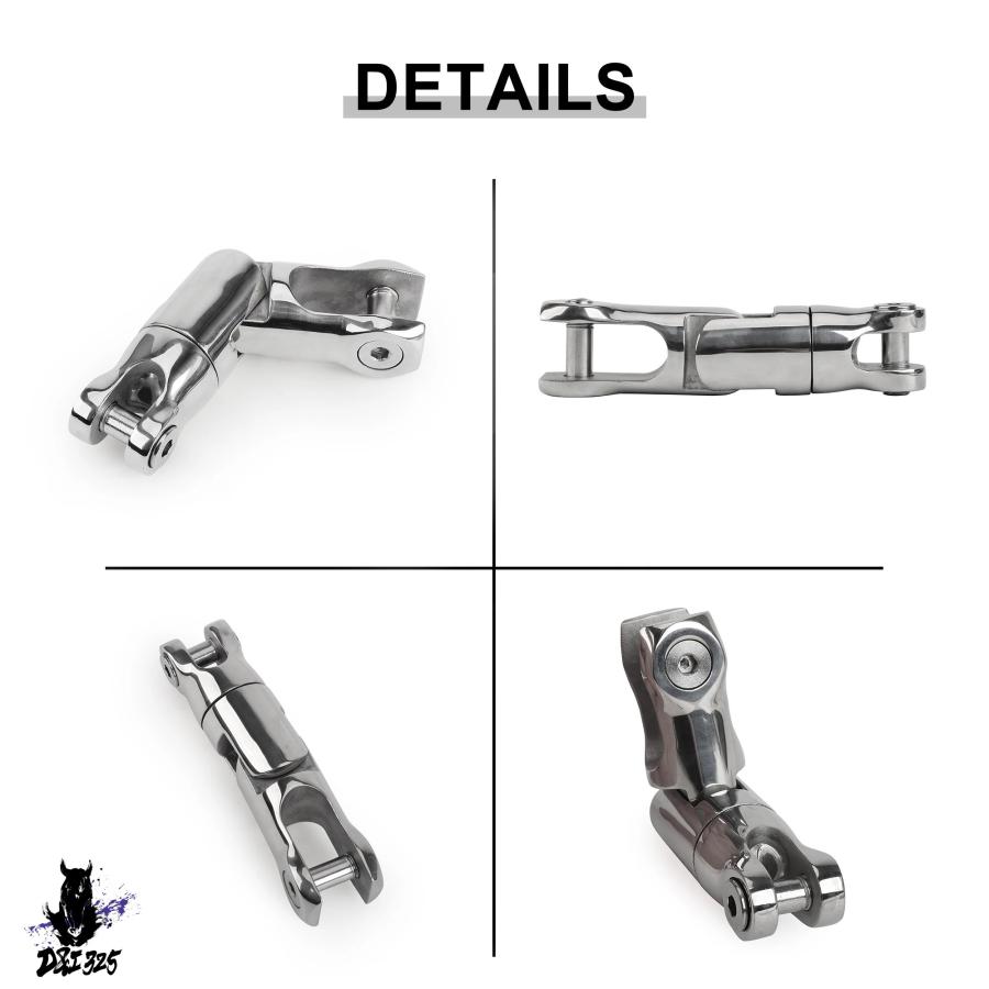 【互換品】 ボート用ステンレスアンカー回転コネクタ12?15mmチェーンアンプハードウェアアクセサリー 社外製 |  | 05