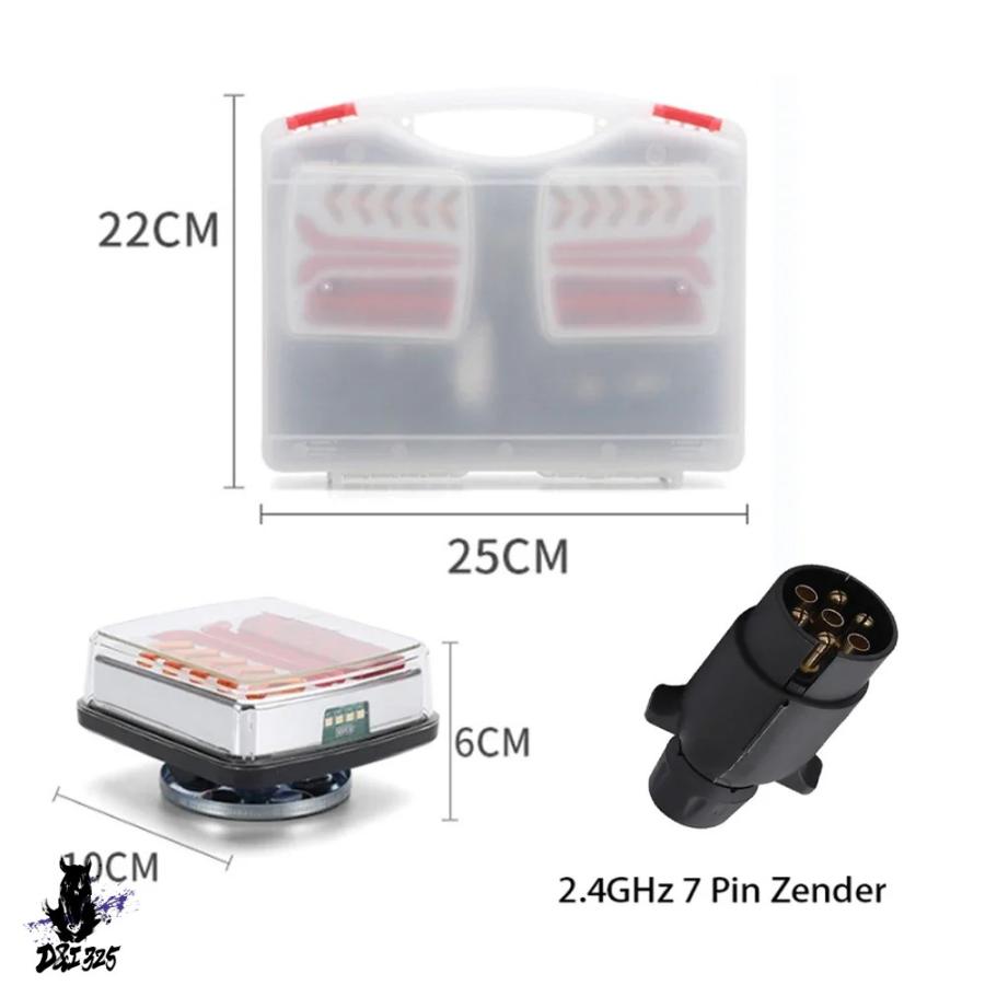 【互換品】 キャラバン キャッパー ラグ ボート 2個 ワイヤレス磁気LEDトラックテールライト トレーラーテールライト 信号灯 ブレーキライト 社外製 |  | 06