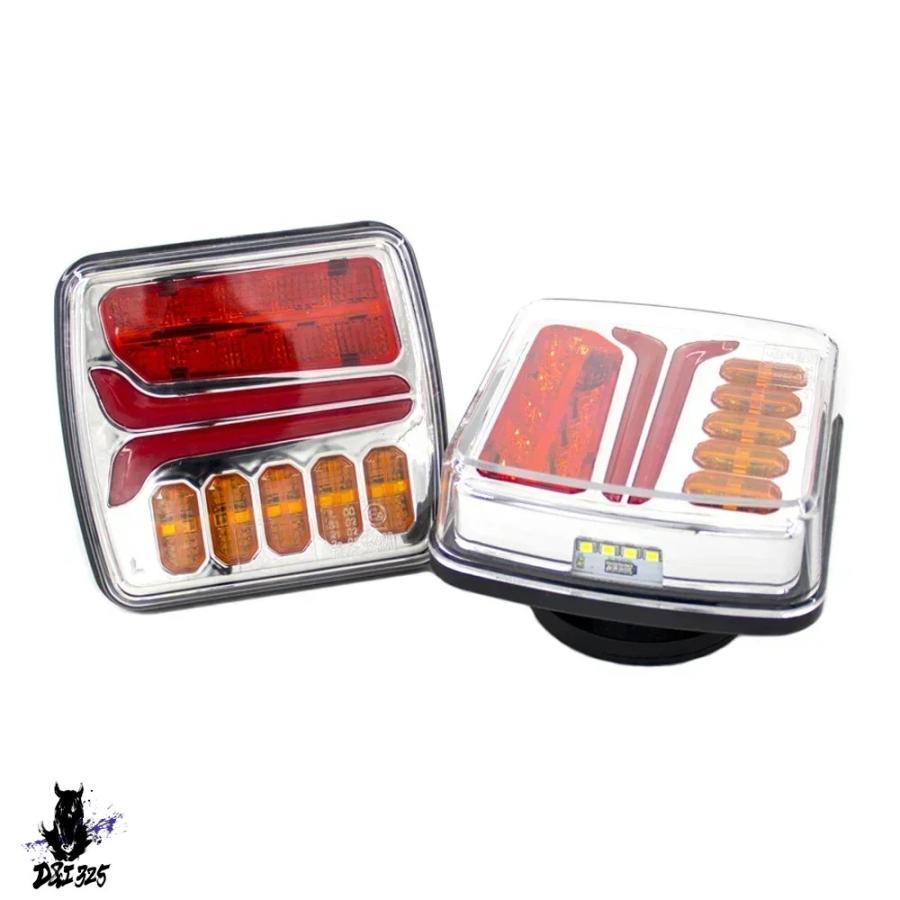 【互換品】 キャラバン キャッパー ラグ ボート 2個 ワイヤレス磁気LEDトラックテールライト トレーラーテールライト 信号灯 ブレーキライト 社外製 |  | 07