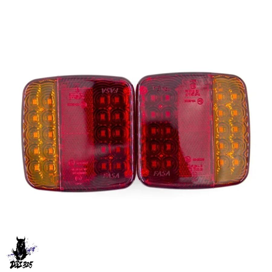 【互換品】 キャラバン キャッパー ラグ ボート 2個 ワイヤレス磁気LEDトラックテールライト トレーラーテールライト 信号灯 ブレーキライト 社外製 |  | 08