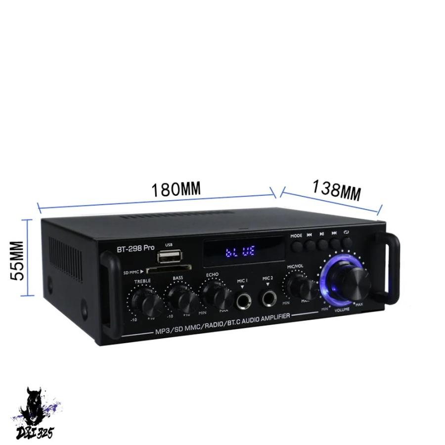 【互換品】 Auto- BT-298プロ Bluetoothステレオラジオアンプ パワー最大400wx2 2023バージョン 社外製 |  | 05