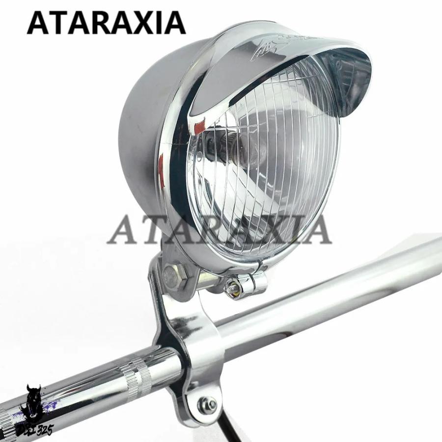 互換品】 マウントブラケット付きレトロバイクフォグライト DSP 汎用