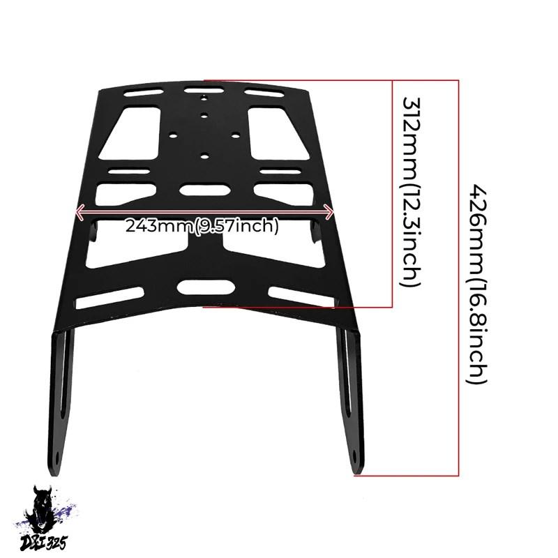 【互換品】 ホンダ CRF300L Rally CRF 300L 2021-2024 アルミラゲッジラック・カーゴラック・テールラック ABSモデル2023 社外製の画像