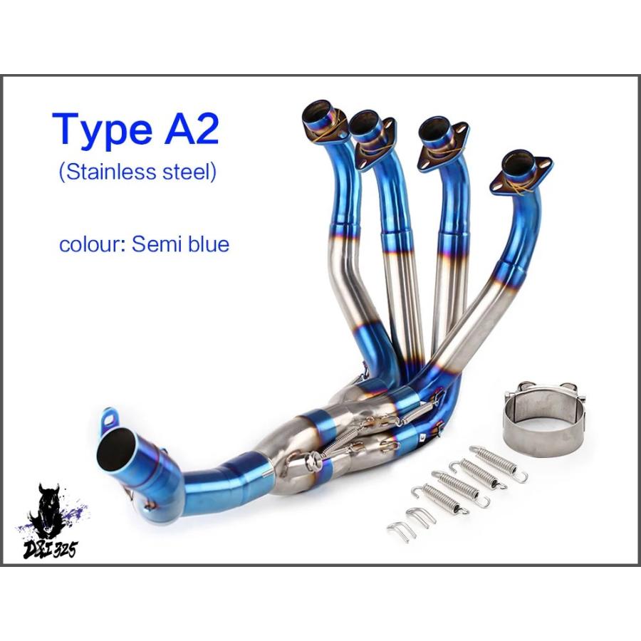【互換品】 カワサキ Z900 Z900 A2 Z900E 2017-2022用 チタン合金フルバイクエキゾーストシステム スリップオン止め 社外製_7