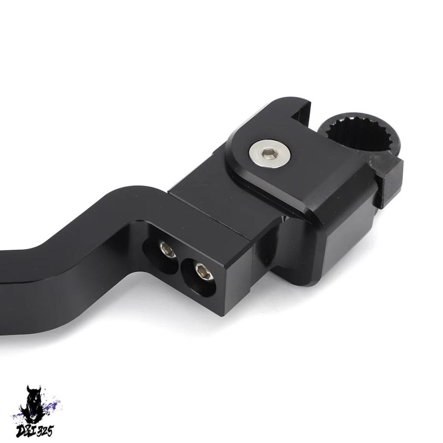 【互換品】 ホンダ CRF450R 2002 2003 2004 2005 折りたたみ式バイクペダルカバーアクセサリーブラック 社外製_2