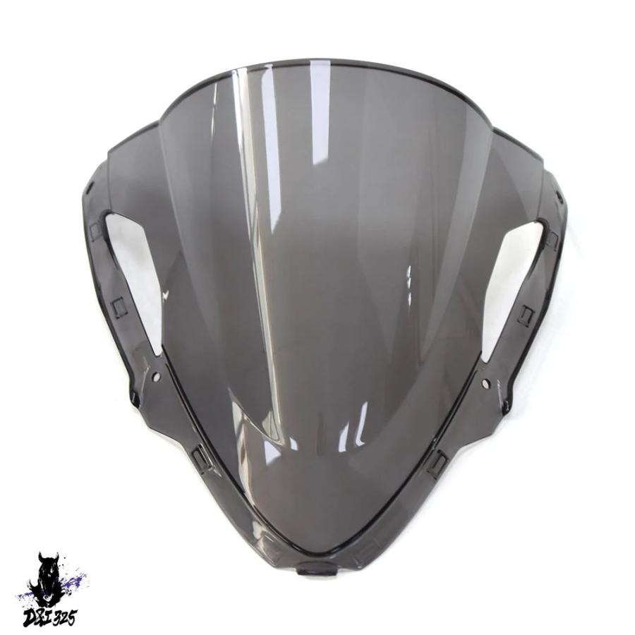 互換品】 カワサキZx6r 2024 ダブルバブルフロントガラス 社外製 : D&I