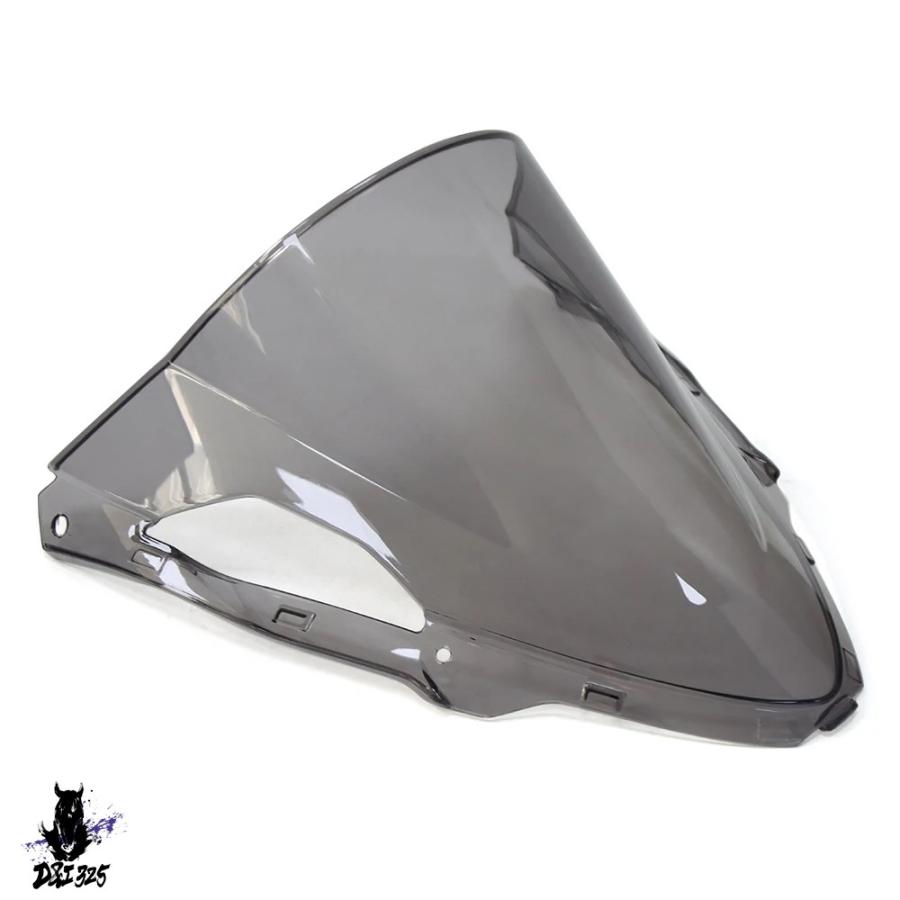 互換品】 カワサキZx6r 2024 ダブルバブルフロントガラス 社外製 : D&I