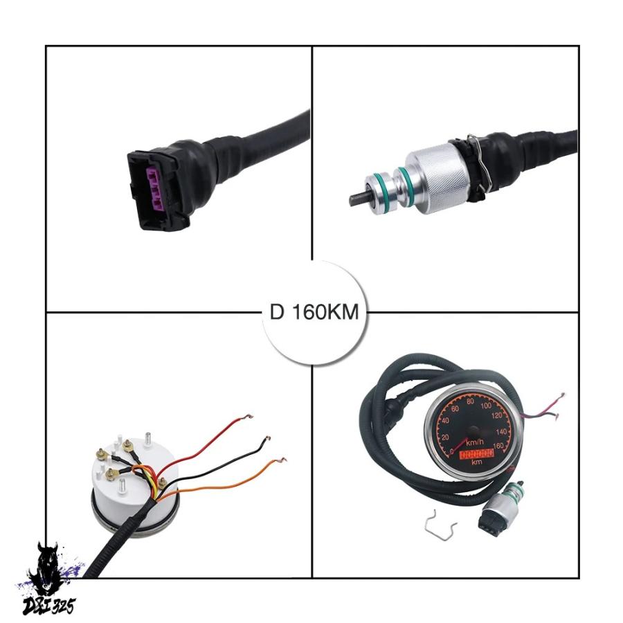 互換品】 BMW Alconstar-レトロラウンドバイク スピードメーター
