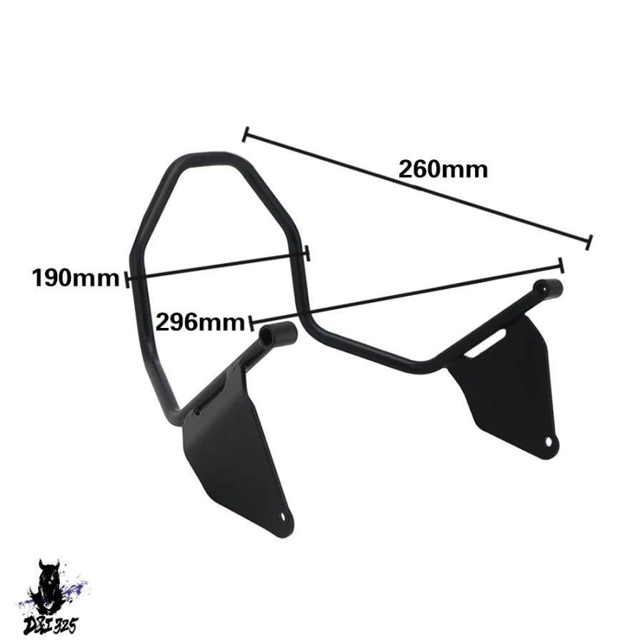【互換品】 ホンダ X-ADV 750 2017-2020 フロントホイールバンパー フレームプロテクター クラッシュバー フェンダーマッドガード ブラック 社外製の画像
