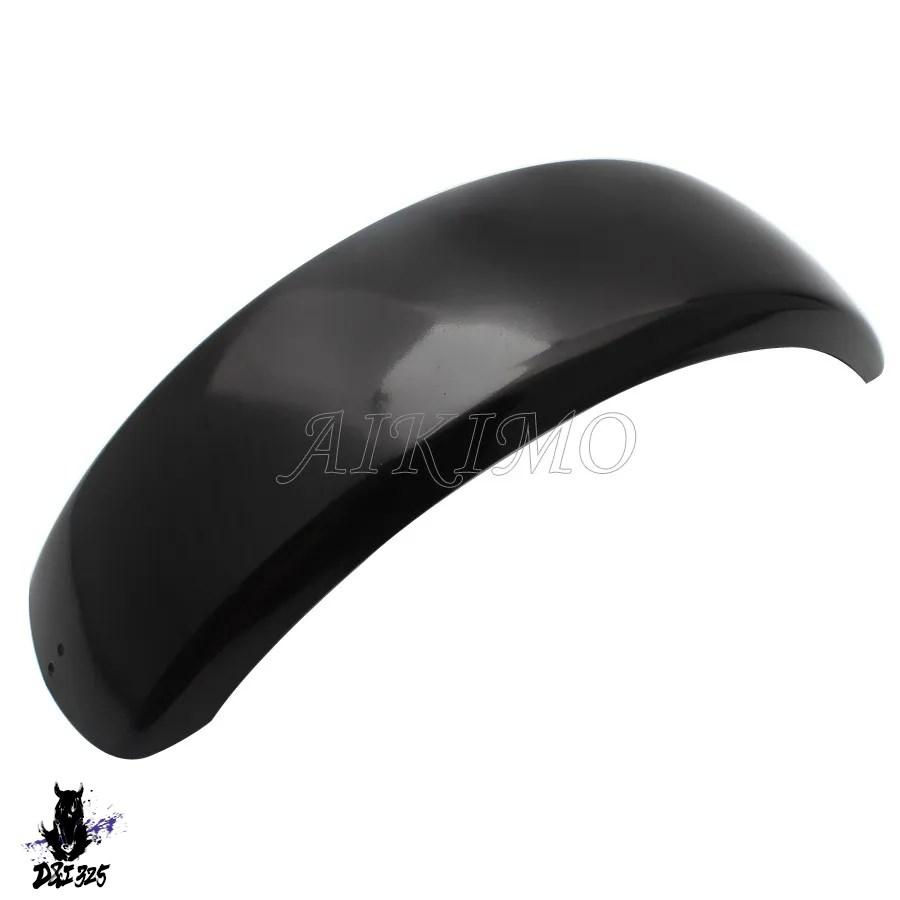 【互換品】 ホンダ Steed 400 600 トライアンフ BSA XS650をベースにしたオールドスクール6インチブラックフラットトレーラートフェンダーのハーレーチョッパー_1