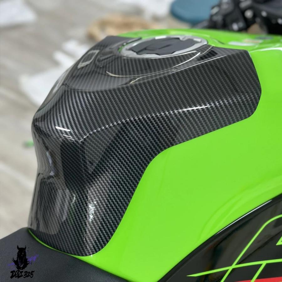 kabiたん 専用 互換品】 カワサキニンジャZX-6R 2019-2024 カーボンガスタンクカバー