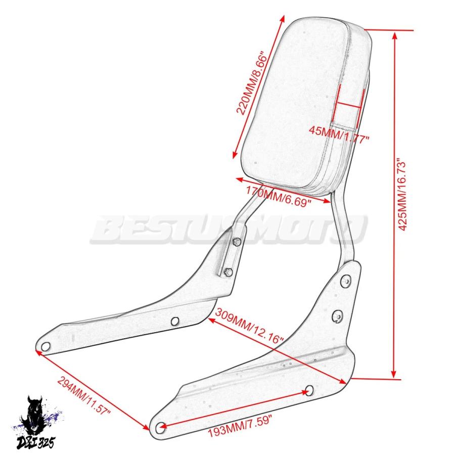 【互換品】 ホンダ シャドウ600 VT600 VLX600 1998-2008 社外製_3