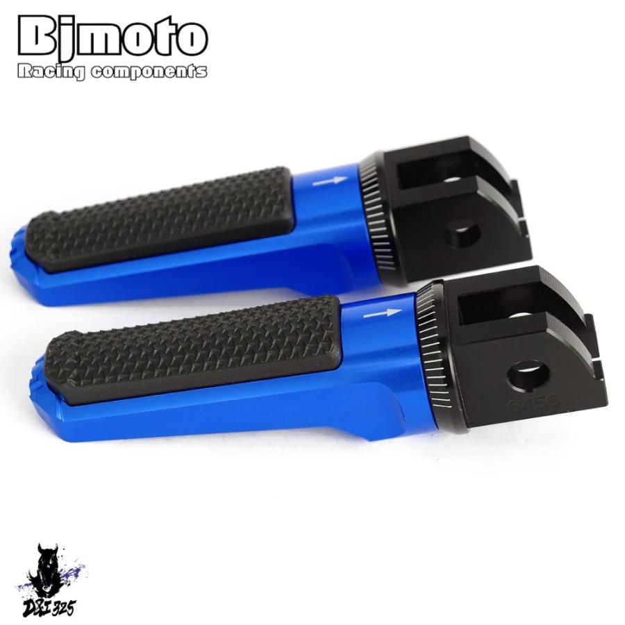 【互換品】 ヤマハ MT-07 MT-09トレーサーXJ6 FZ6 FJR1300A し ホンダ CB1100 2013-2014バイクフットペグフロントライダー 社外製_2