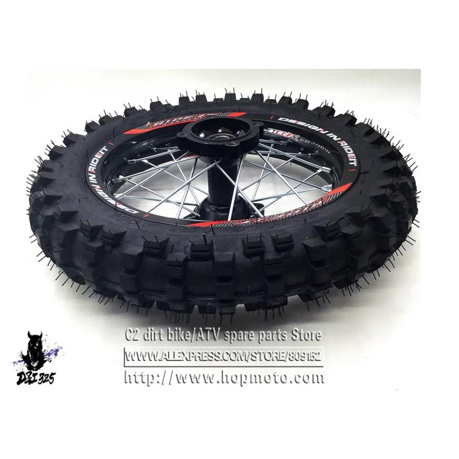 互換品】 Kayo Apollo ダートpitバイク用 80 100-12タイヤ 1.85 × 12