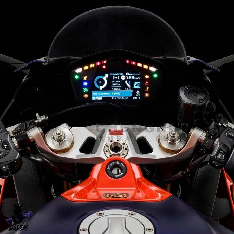 【互換品】 Aprilia RS 660 Tuono 660 RSV4 と Vespa GTS 300 Super Tech のABSプラスチック製ダッシュボードカバーとスピードメーター 社外製_6
