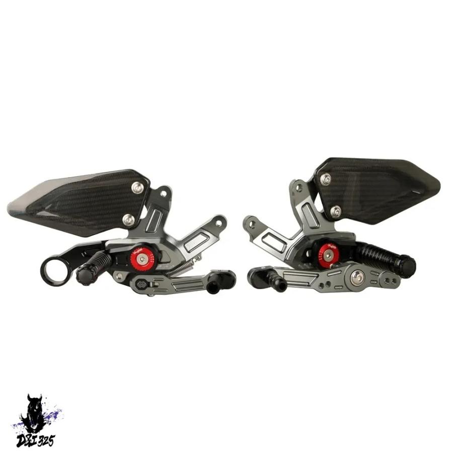 【互換品】 BMW S1000RR 2015-2018用カーボンフットレストキット 社外製_2