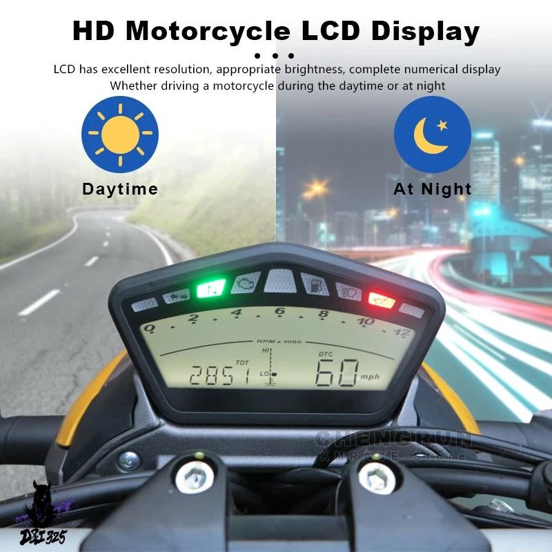 【互換品】 ドゥカティ ストリートファイター848用 LCDディスプレイスピードメーター計器アクセサリースクリーン 社外製_3