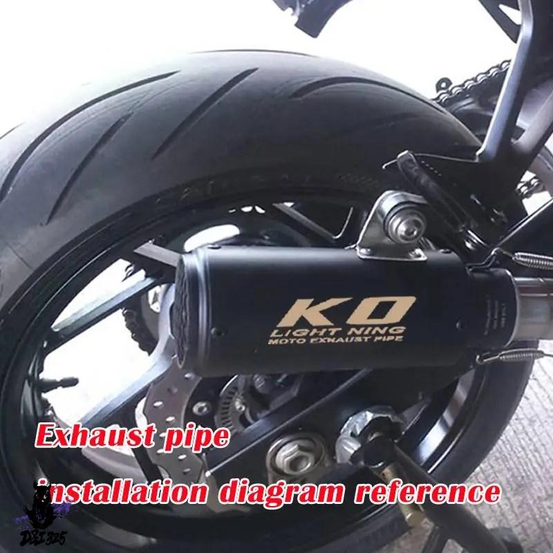 【互換品】 汎用 38-51mm DBキラーパイプ バイクエキゾーストサイレンサー ヤマハ カワサキ ホンダ スズキ BMW 社外製_2