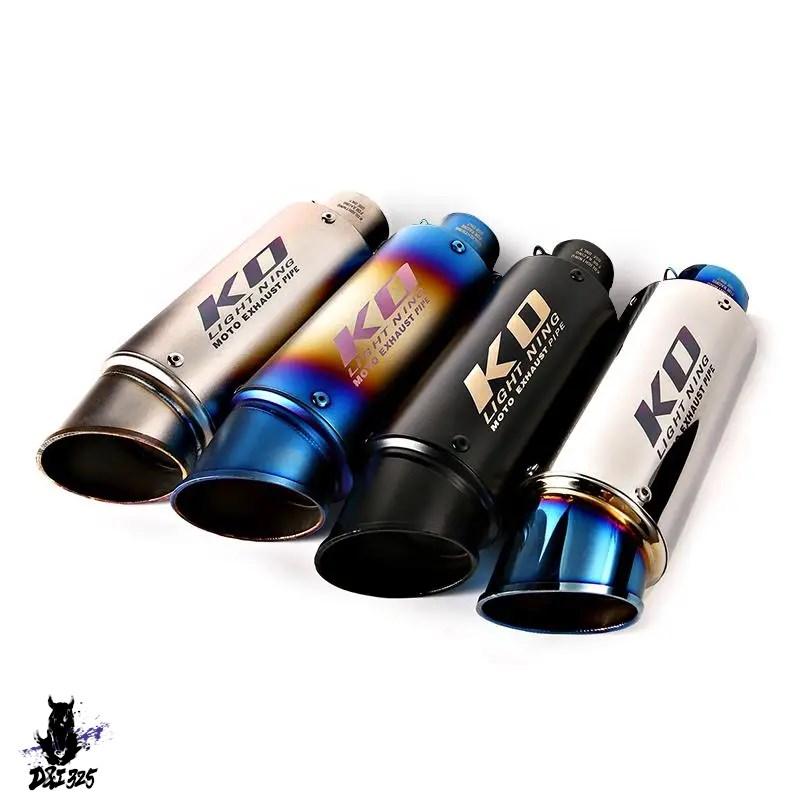 【互換品】 汎用 38-51mm DBキラーパイプ バイクエキゾーストサイレンサー ヤマハ カワサキ ホンダ スズキ BMW 社外製_4