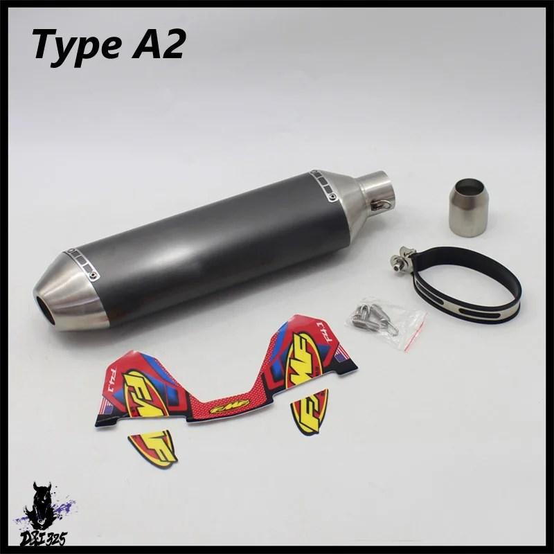 互換品】 FMF 4Tエスケープマフラー 51mm入口 - CRF150F CRF250F KTM