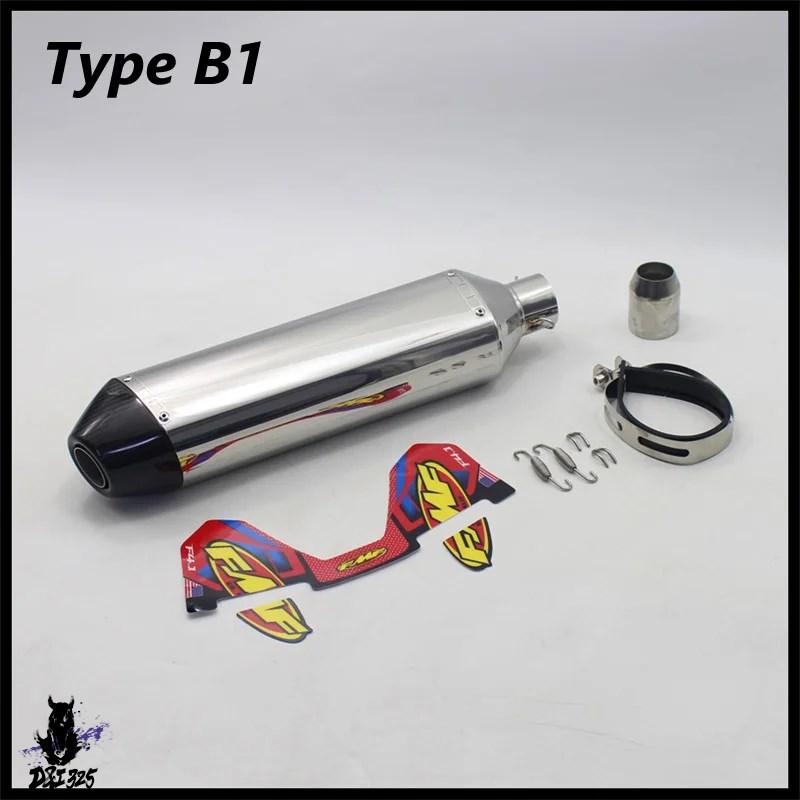 【互換品】 FMF 4Tエスケープマフラー 51mm入口 - CRF150F CRF250F KTM EXC TMAX NMAX PCX DRZ400 R6 社外製_4