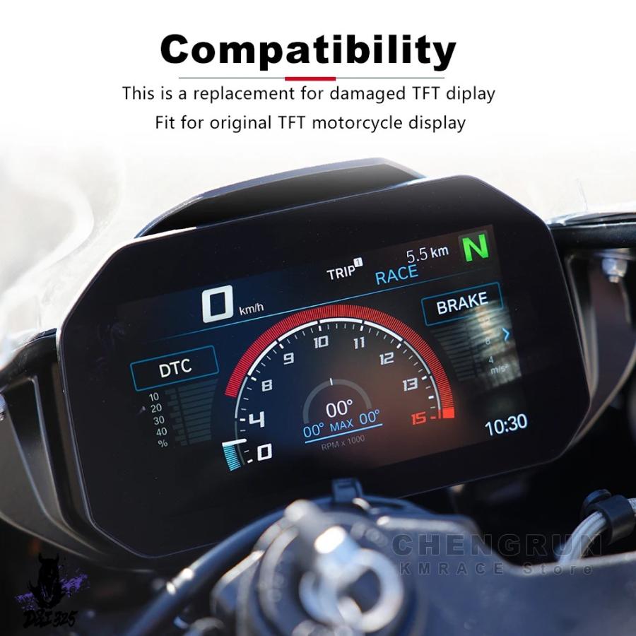 【取り替えっこ品】 BMW S1000RR S1000XR S1000R M1000R M1000RR 2019-2024用のTFT自動二輪車どろ除け表示計器付属品2023其れ相応 社外製