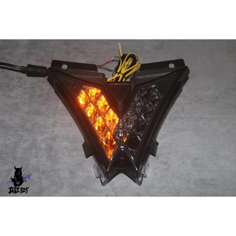 【互換品】 アプリリア RSV4 Tuono APRC V4R 2011-2018年モデルバイクウィンカー統合 社外製_1