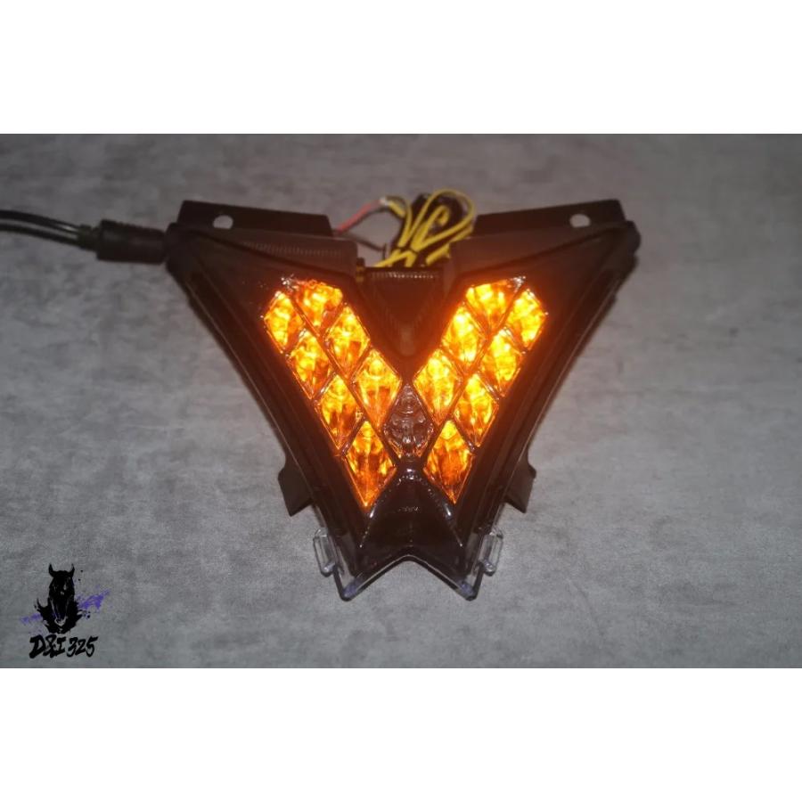 【互換品】 アプリリア RSV4 Tuono APRC V4R 2011-2018年モデルバイクウィンカー統合 社外製_2