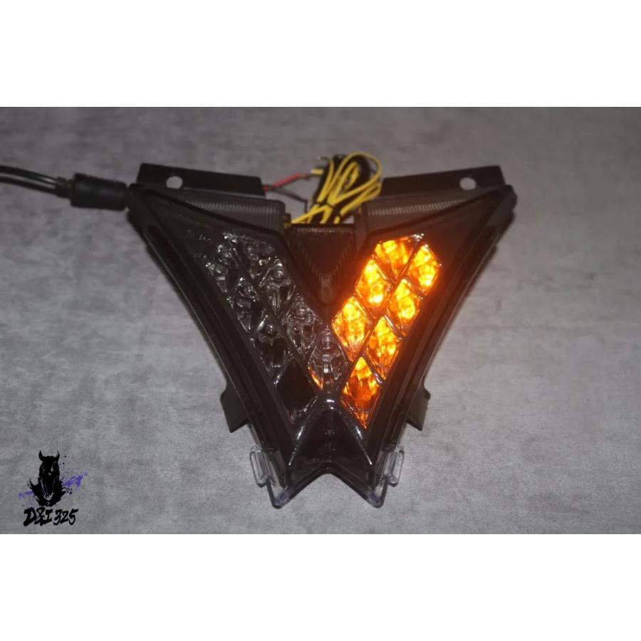 【互換品】 アプリリア RSV4 Tuono APRC V4R 2011-2018年モデルバイクウィンカー統合 社外製_3