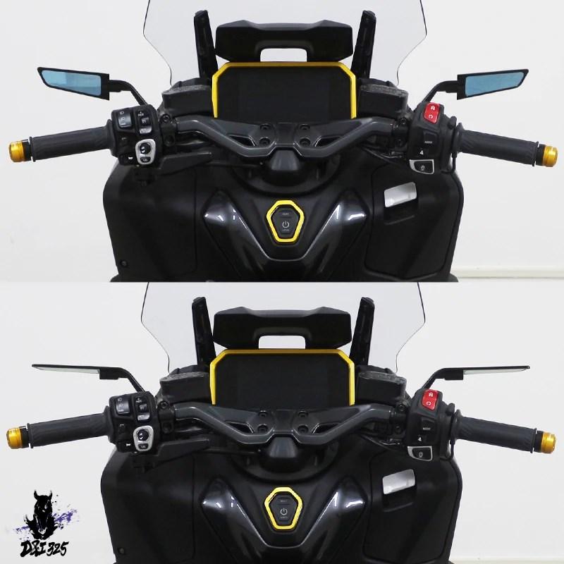 【互換品】 Yamaha Tech Max 560 2022-2024 バックミラー用リングレットミラー 社外製_4