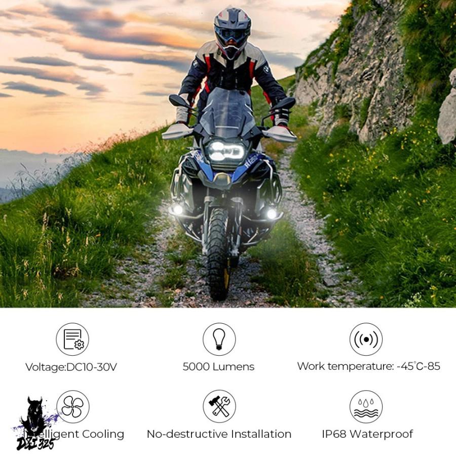 【互換品】 BMW R1200GS LC R1250GS F800GS GSR1200 F850GS F750GS Adventure用のフォグランプ＆バイクライトガードカバー 社外製_1