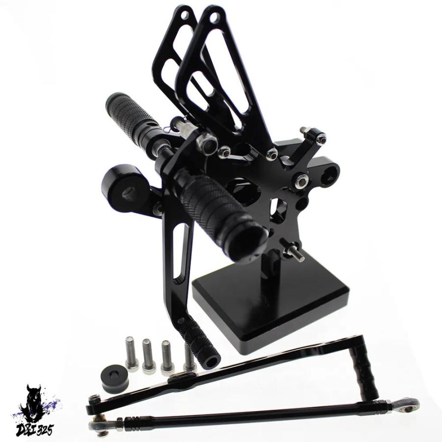 【互換品】 ヤマハ YZF R6 2006-2023用 Fxcnc アルミニウム製バイク保護キット フットペグ ペダル フットレスト 2016-2019 社外製の画像