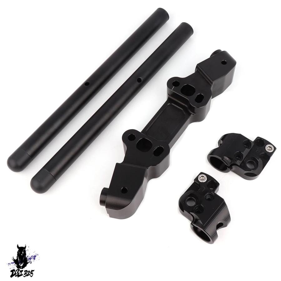 【互換品】 カワサキニンジャ650R ER-6F 2006-2016 独立したハンドル合金バイクハンドルバー 社外製の画像