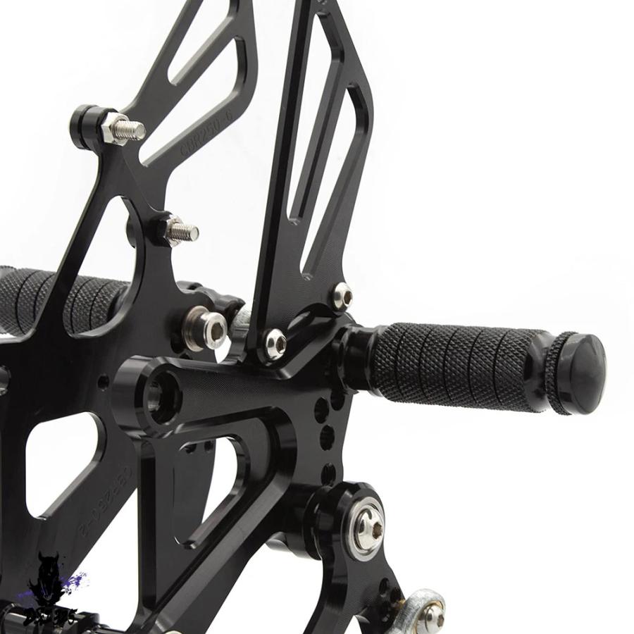 【互換品】 ホンダ CBR 250R 2010-2016 \u0026 CBR 300R 2011-2017 RCNC フットペグペダルフットレストアクセサリーセット 社外製の画像
