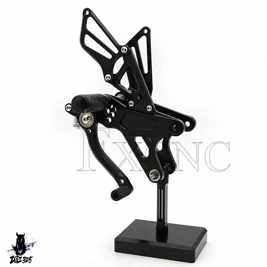 【互換品】 YZF-R1 2009-2012用 ヤマハ クロス ロッカー フットレスト リアセット 社外製の画像