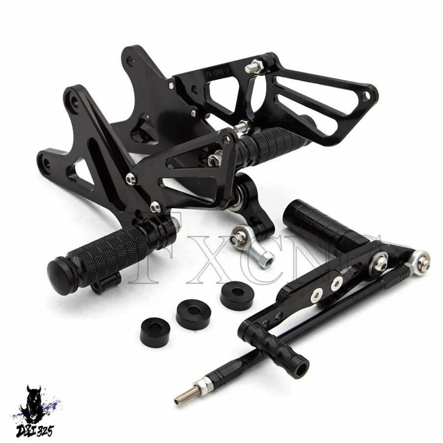 【互換品】 YZF-R1 2009-2012用 ヤマハ クロス ロッカー フットレスト リアセット 社外製の画像