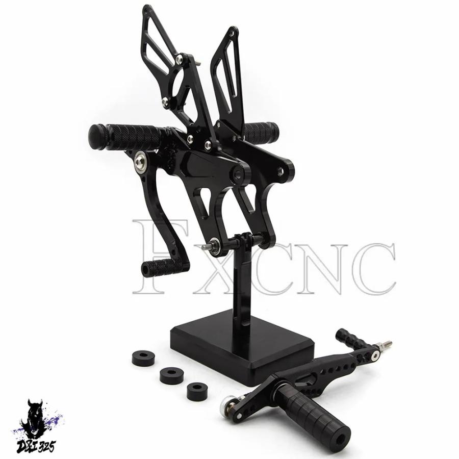 【互換品】 YZF-R1 2009-2012用 ヤマハ クロス ロッカー フットレスト リアセット 社外製の画像