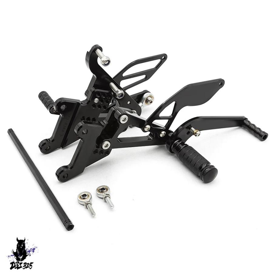 【互換品】 ヤマハ YZF-R6 2003 2004 2005 用 保護フットレストバイク リアセット フットペグアクセサリー 社外製_9