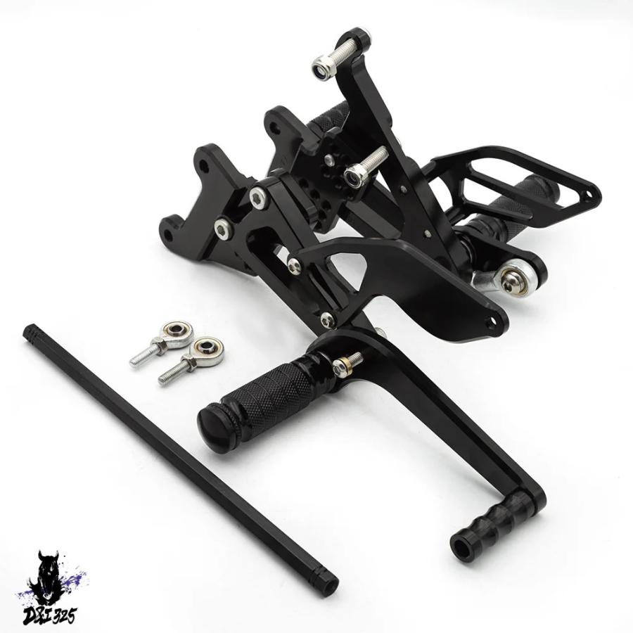 【互換品】 ヤマハ YZF-R6 2003 2004 2005 用 保護フットレストバイク リアセット フットペグアクセサリー 社外製_10