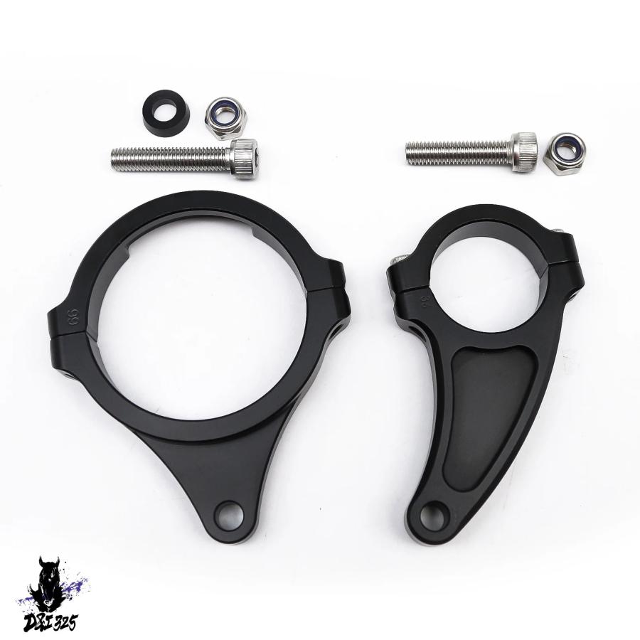 【互換品】 Kaabo Wolf Warrior 11 スクーター アルミニウム製ステアリングダンパーブラケット取り付けキット 社外製
