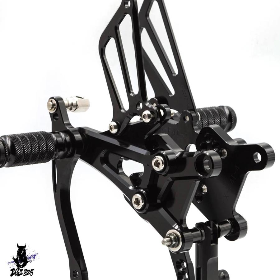 【互換品】 ホンダ CBR600 F4i 2001-2007用アルミニウム保護セット フットレスト ペグ リアセット 社外製の画像