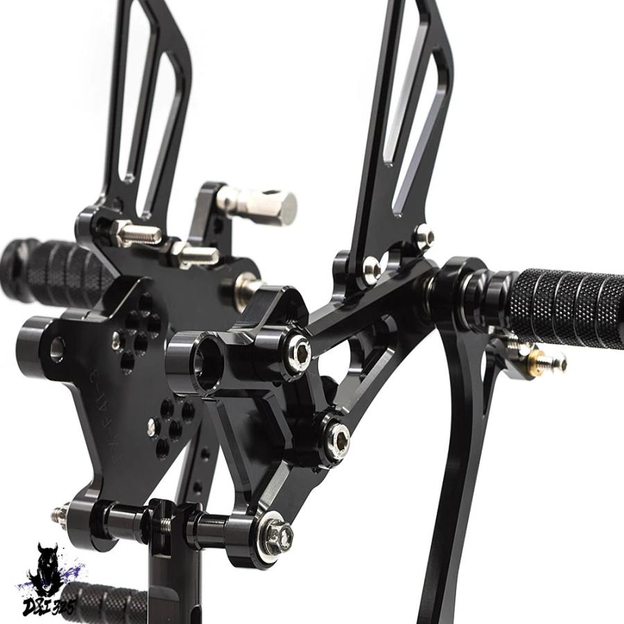 【互換品】 ホンダ CBR600 F4i 2001-2007用アルミニウム保護セット フットレスト ペグ リアセット 社外製の画像