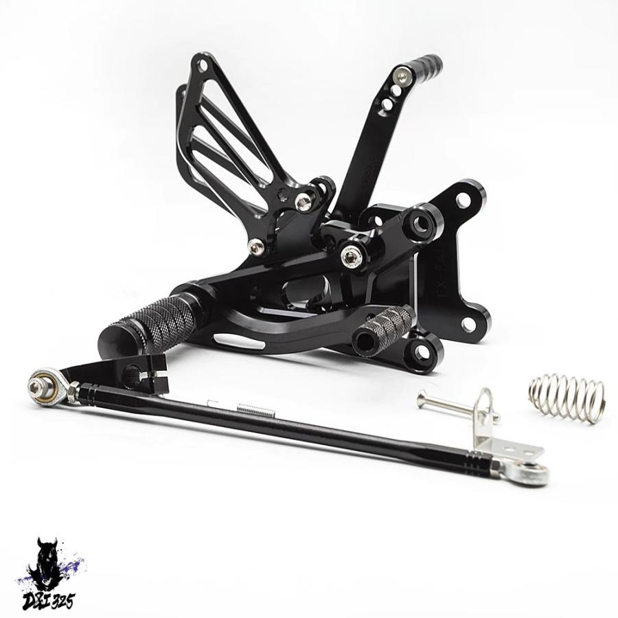 【互換品】 ホンダ CBR600 F4i 2001-2007用アルミニウム保護セット フットレスト ペグ リアセット 社外製の画像