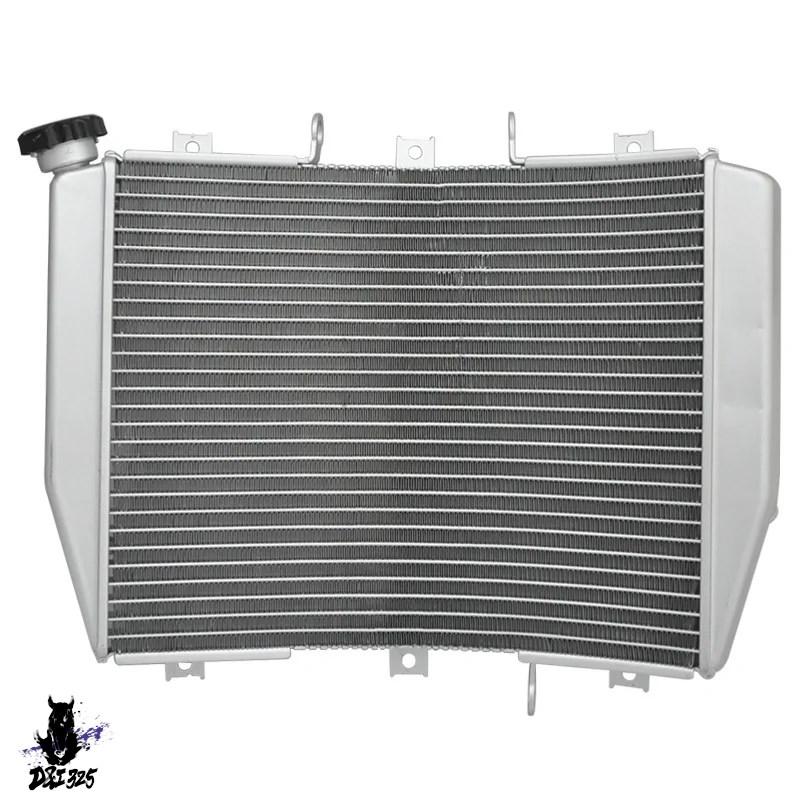 互換品】 1998-2002 カワサキ ZX-6R ZX600 バイク用アルミ冷却クーラー