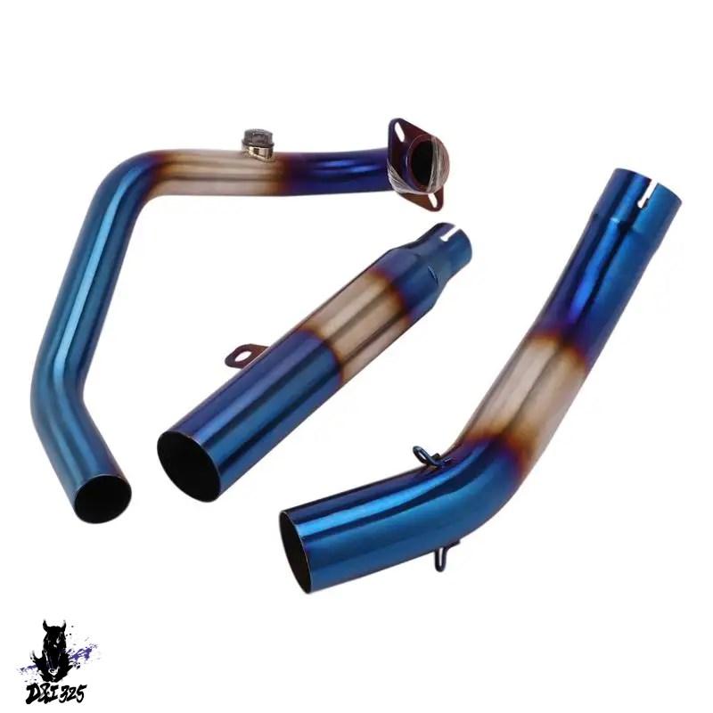 【互換品】 CF-Moto NK250 NK300 250SR 300SR用 51mmステンレススリップオン排気パイプマフラー 社外製