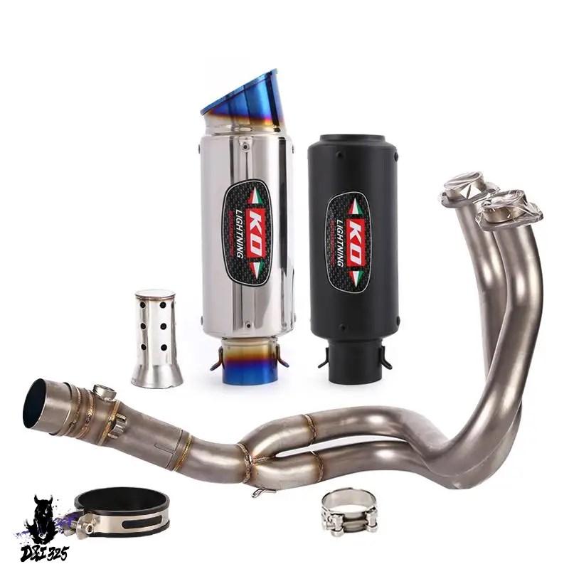 【互換品】 カワサキZ650rs 2022用 51mmフルエキゾーストシステム フロントセンターマニホールド DBキラー付きスリップオン 社外製_1